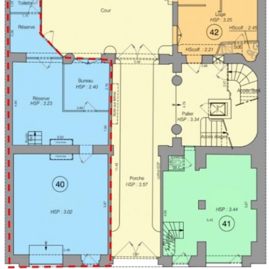  IMMOBILIERE DE FRANCE : Local / Bureau | PARIS (75006) | 77 m2 | 4 400 € 