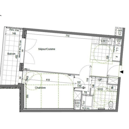  IMMOBILIERE DE FRANCE : Appartement | MEUDON (92190) | 44 m2 | 187 200 € 