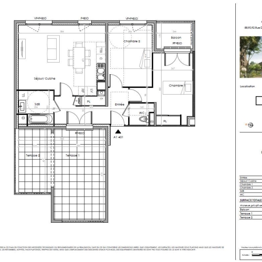 IMMOBILIERE DE FRANCE : Appartement | LYON (69005) | 70 m2 | 365 000 € 