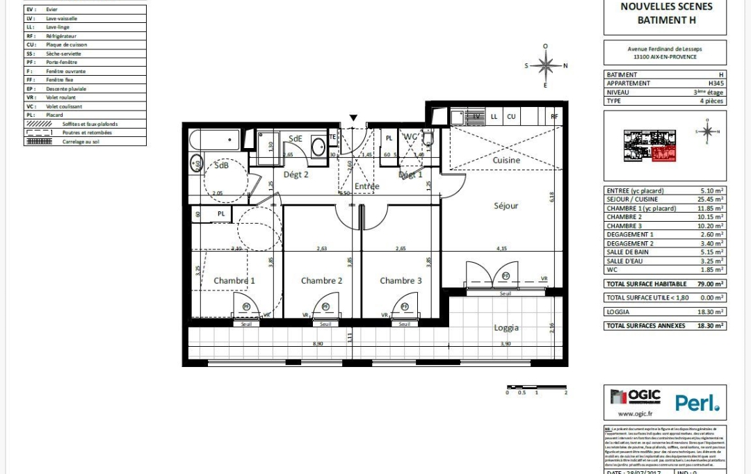IMMOBILIERE DE FRANCE : Appartement | AIX-EN-PROVENCE (13100) | 80 m2 | 354 100 € 
