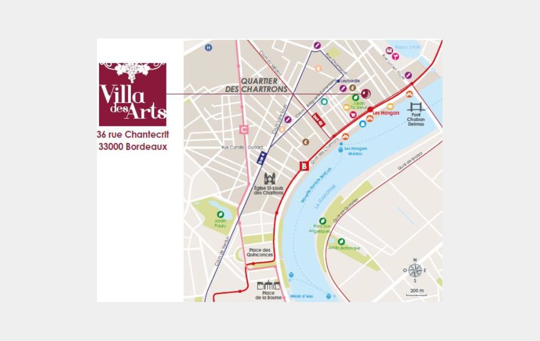 IMMOBILIERE DE FRANCE : Appartement | BORDEAUX (33000) | 64 m2 | 243 200 € 