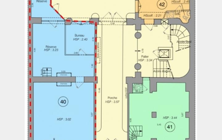 IMMOBILIERE DE FRANCE : Local / Bureau | PARIS (75006) | 77 m2 | 4 400 € 